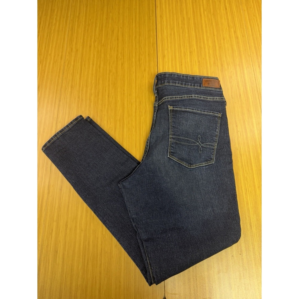 Women's Denizen From Levi's Modern Skinny Jeans Misses 14M Blue Mid Rise Stretch